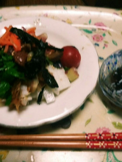 長芋に鰹節と薬味と海苔等のっけ盛り☺⛄☕-レシピのメイン写真