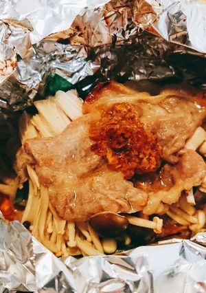 簡単♪野菜と豚肉の醤油麹ホイル焼き-レシピのメイン写真