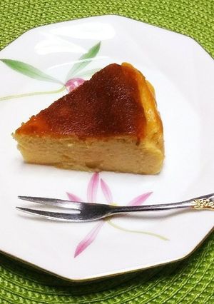 ヨーグルトを使ったバスク風チーズケーキ-レシピのメイン写真