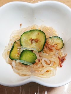しらたきときゅうりのポン酢和え-レシピのメイン写真