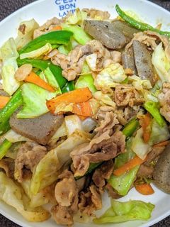 豚コマとこんにゃくでスタミナ野菜炒め-レシピのメイン写真