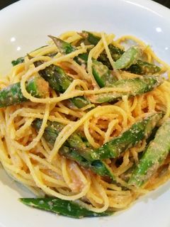 和えるだけ♪アスパラとたらこのパスタ-レシピのメイン写真