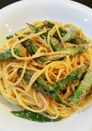和えるだけ♪アスパラとたらこのパスタ-レシピのメイン写真