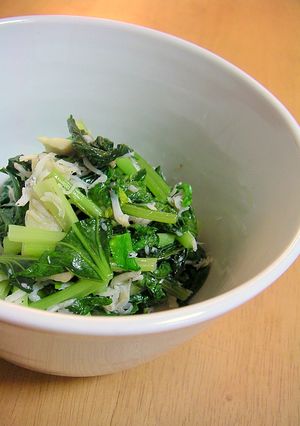 青菜の塩蒸し煮-レシピのメイン写真