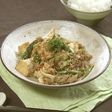 時短♪アスパラと厚揚げの肉みそ炒め