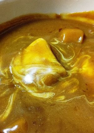 焼き餅チーズカレー。-レシピのメイン写真