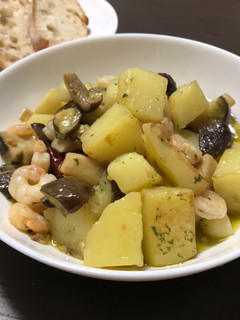 簡単!ホクホク野菜のアヒージョ!-レシピのメイン写真