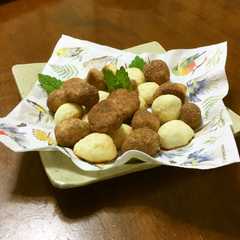 チョコとバニラの簡単ボールクッキー-レシピのメイン写真