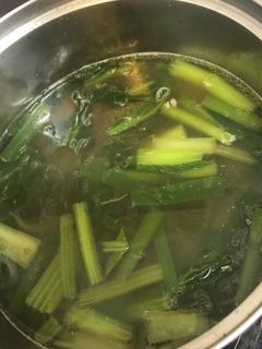 小松菜春雨スープ-レシピのメイン写真