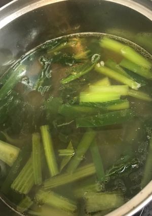 小松菜春雨スープ-レシピのメイン写真