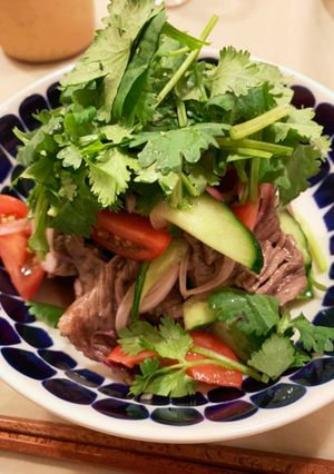 簡単！タイ風牛肉サラダ-レシピのメイン写真