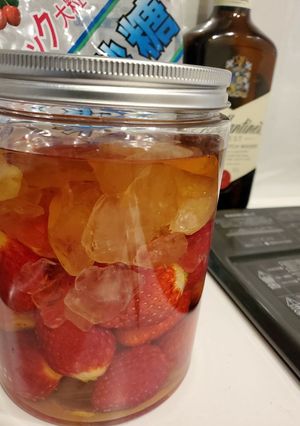 イチゴの果汁酒　withバランタイン-レシピのメイン写真