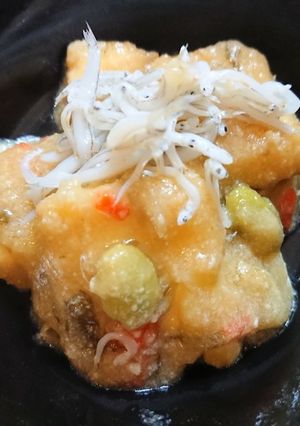 コンビニ材料なのに本格派！厚揚げあんかけ-レシピのメイン写真