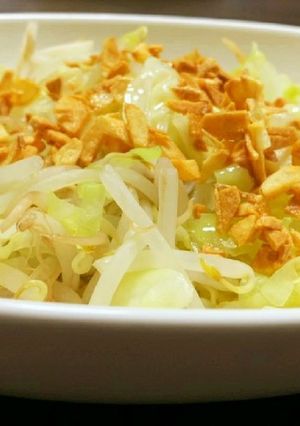 もやしとキャベツのにんにく油掛け☆-レシピのメイン写真
