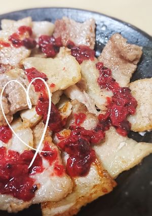 ☆ズボラ飯！豚バラの梅肉ソース☆-レシピのメイン写真