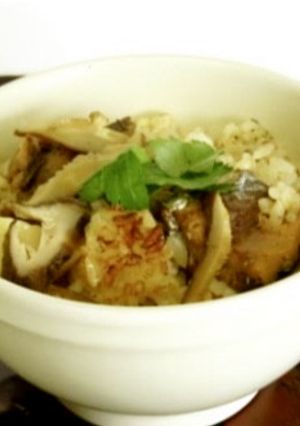 骨の味方！！椎茸とさんまの炊き込みご飯-レシピのメイン写真