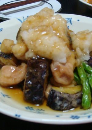 なすと鶏の竜田揚げ　和風あんかけで♪-レシピのメイン写真