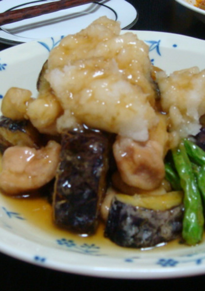 なすと鶏の竜田揚げ　和風あんかけで♪-レシピのメイン写真