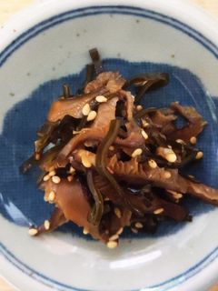 昆布と椎茸の佃煮-レシピのメイン写真