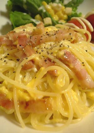 カルボナーラ-レシピのメイン写真