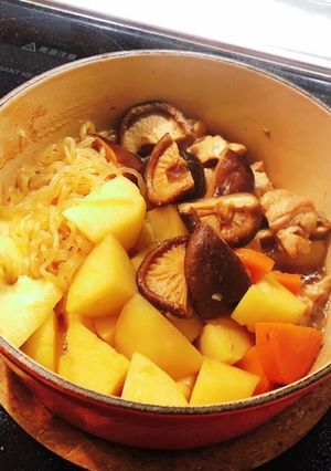 椎茸の旨味ジュワッ　鶏じゃが-レシピのメイン写真