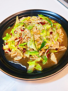 エノキdeキャベツのペペロンチーノ-レシピのメイン写真