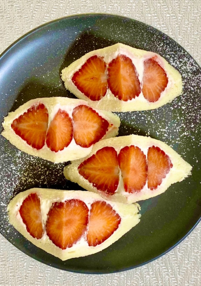 簡単！断面も綺麗に作れちゃう！ 苺サンド-レシピのメイン写真