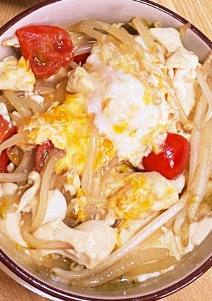 豆腐サラダ丼-レシピのメイン写真