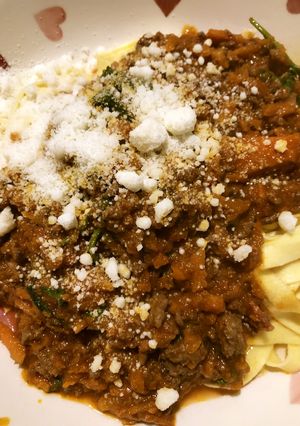 ボロネーゼパスタ-レシピのメイン写真
