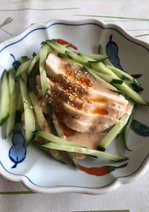 茹で鶏 胸肉-レシピのメイン写真