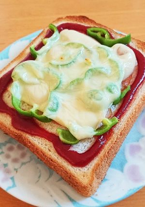 朝ごはんに楽チン！ピザトースト-レシピのメイン写真