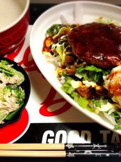 ロコモコ丼-レシピのメイン写真