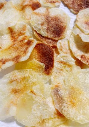 電子レンジ de ヘルシーポテトチップス-レシピのメイン写真