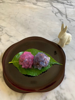 紫陽花の和菓子-レシピのメイン写真