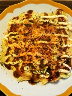 $豆腐とカニカマのお好み焼き$-レシピのメイン写真