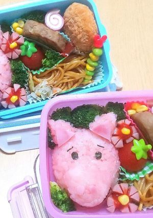 キャラ弁 トイ・ストーリー ハム-レシピのメイン写真