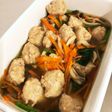 いか団子の野菜あん