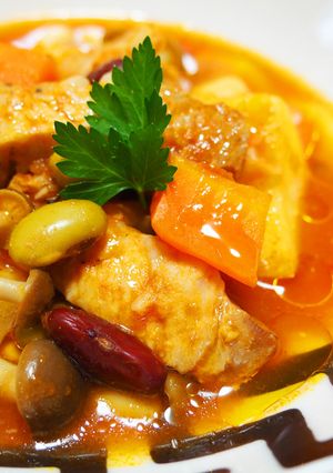 時短でほろほろ柔らか“豚肉のトマト煮”-レシピのメイン写真
