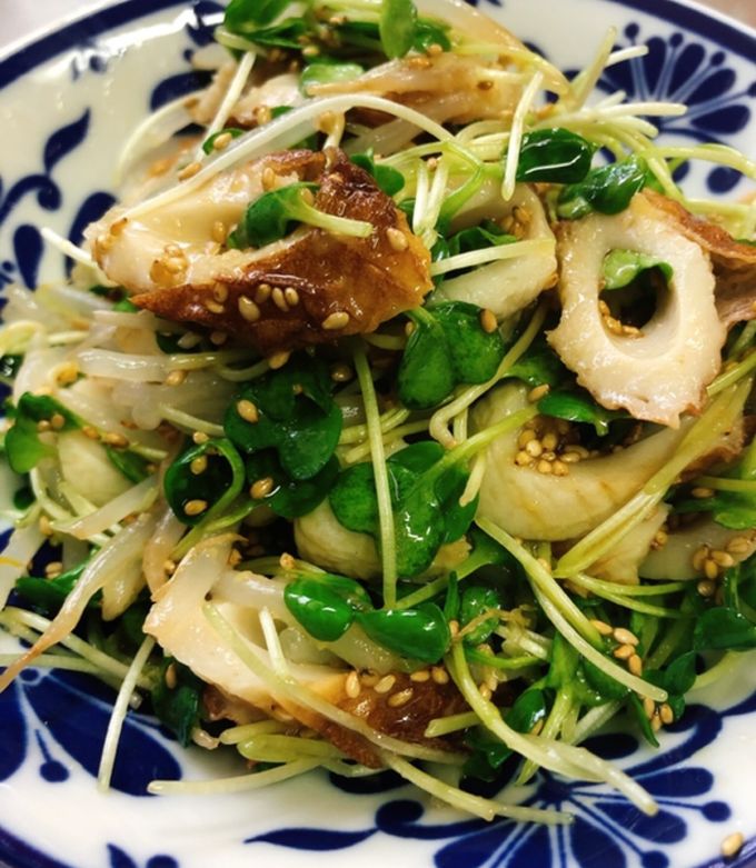 ちくわとかいわれの中華和え by aiai 【クックパッド】 簡単おいしい