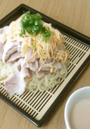 無添加！豆乳ゴマダレしゃぶしゃぶつけ麺-レシピのメイン写真