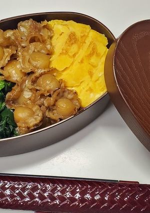 帆立の甘露煮弁当-レシピのメイン写真