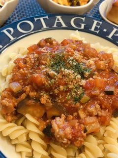 *野菜たっぷりミートソース*-レシピのメイン写真