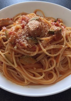 トマトパスタ-レシピのメイン写真