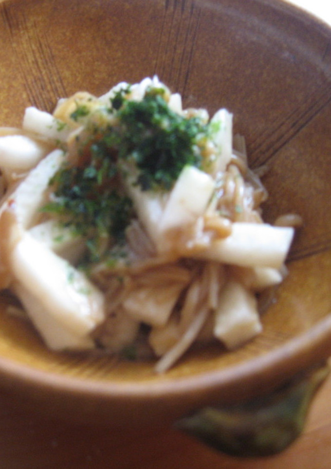 長いもとえのきの和え物-レシピのメイン写真