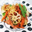 簡単♪蓮根とちくわのオイスターソース炒め