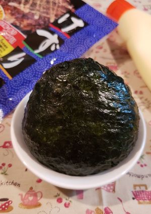 おにぎり♡けずり粉マヨ-レシピのメイン写真