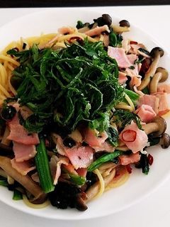 和風オイルパスタ-レシピのメイン写真