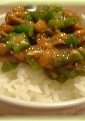 おくら納豆みょうが入り♪-レシピのメイン写真