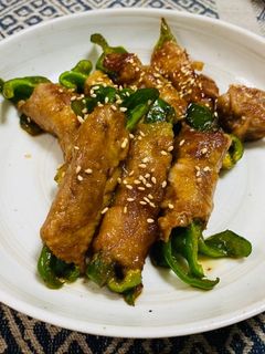 ピーマン豚肉巻き-レシピのメイン写真