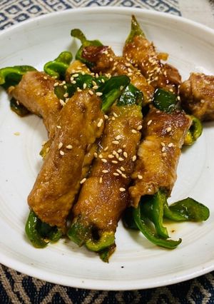 ピーマン豚肉巻き-レシピのメイン写真